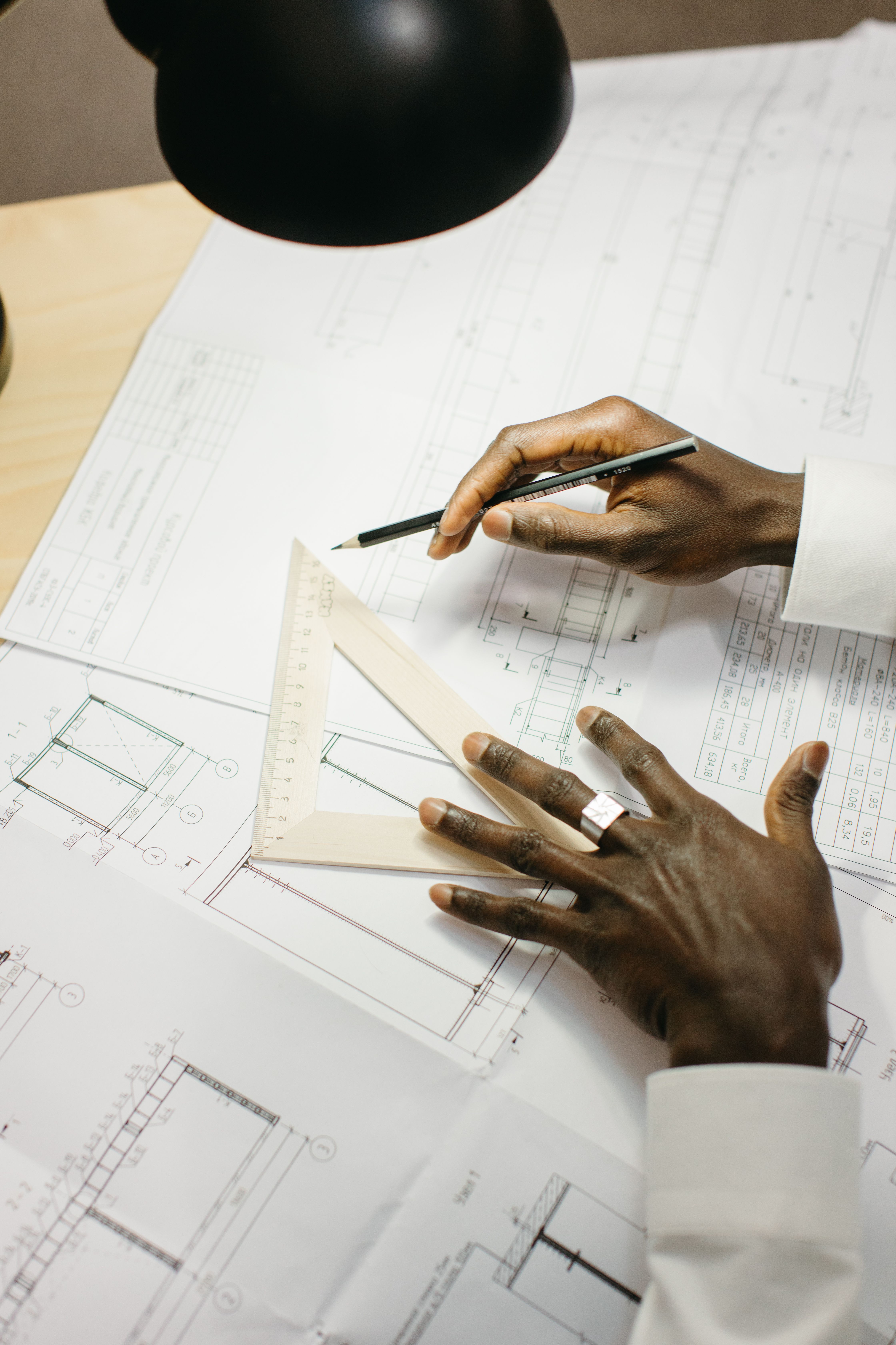 Architectural design project showcasing detailed building plans